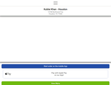 Tablet Screenshot of kublaikhanhouston.com